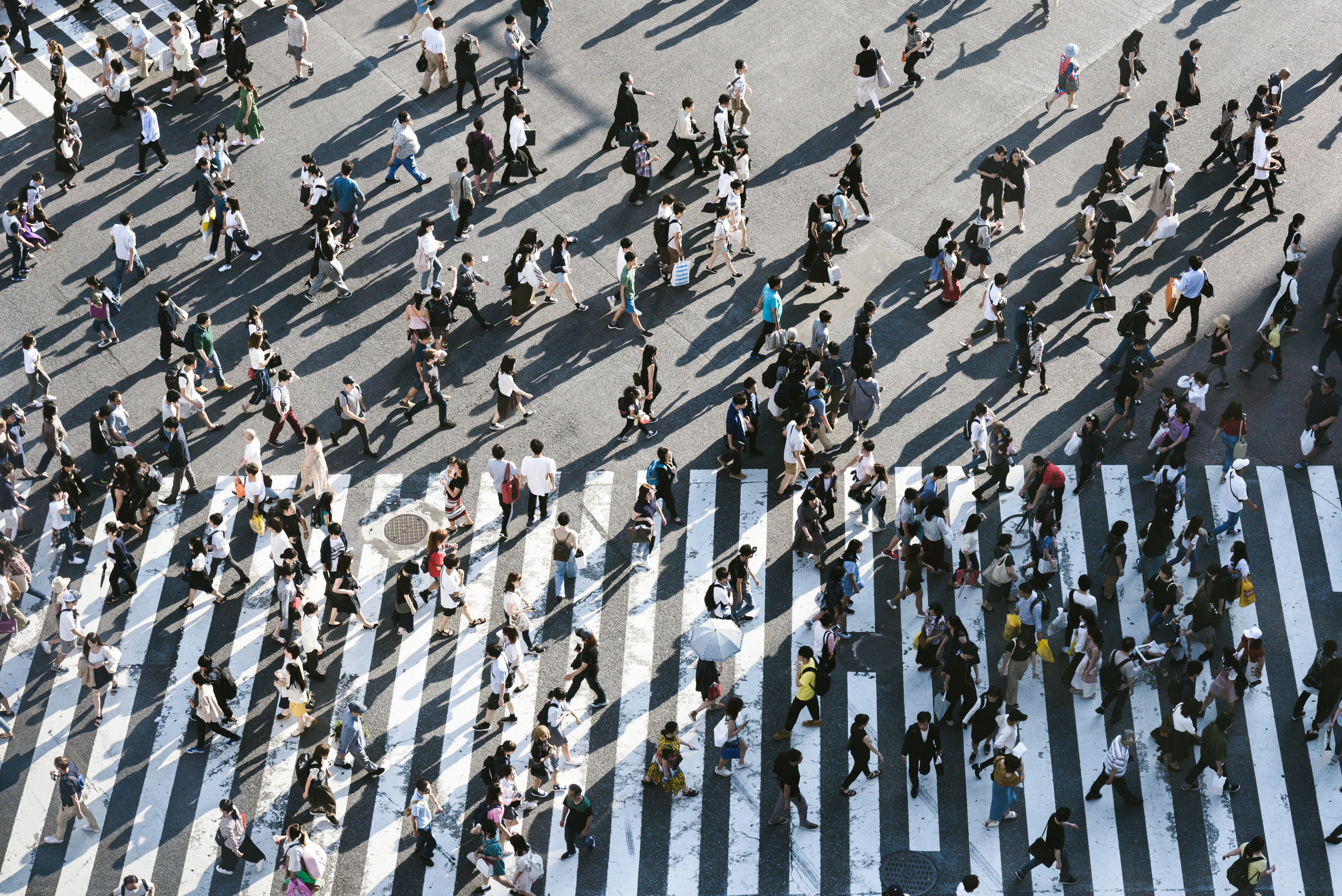 Shibuya Crossing seen from above